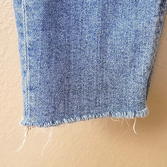 ASOS Women's Medium Wash Frayed Hem Skinny Jeans - Size 26 - Picture 5 of 10